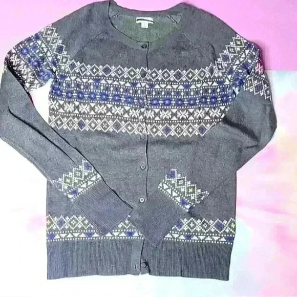 Merona Printed Cardigan - Picture 1 of 3
